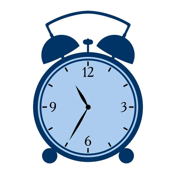 Reloj despertador simbólico — Vector de stock