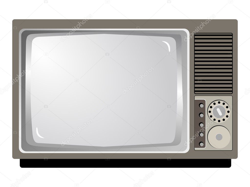 Old television set