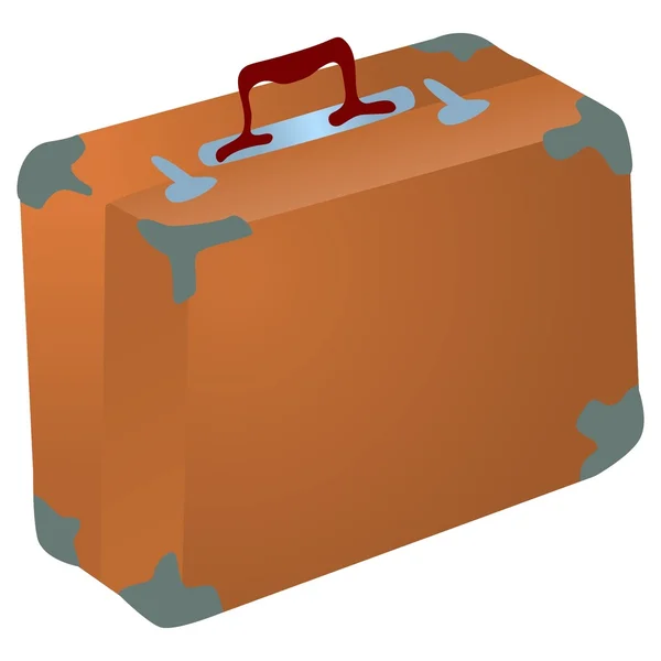 Starý kufr — Stockový vektor