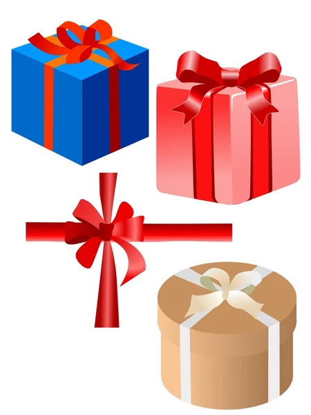 Set of gift boxes — Free Stock Photo