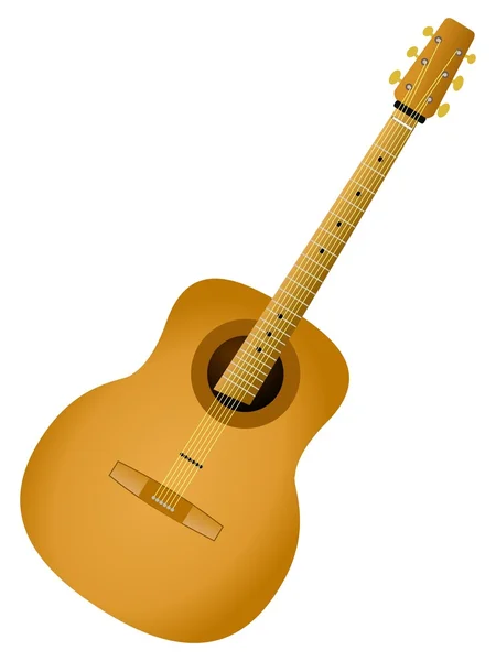 Guitarra Acústica — Vetor de Stock