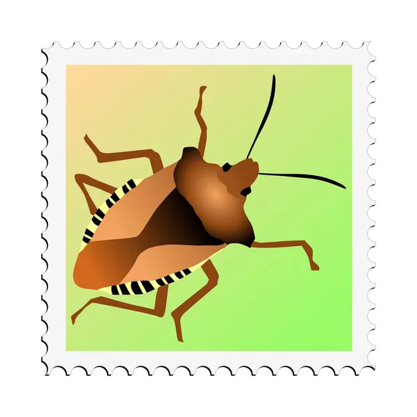 Escarabajo forestal — Vector de stock