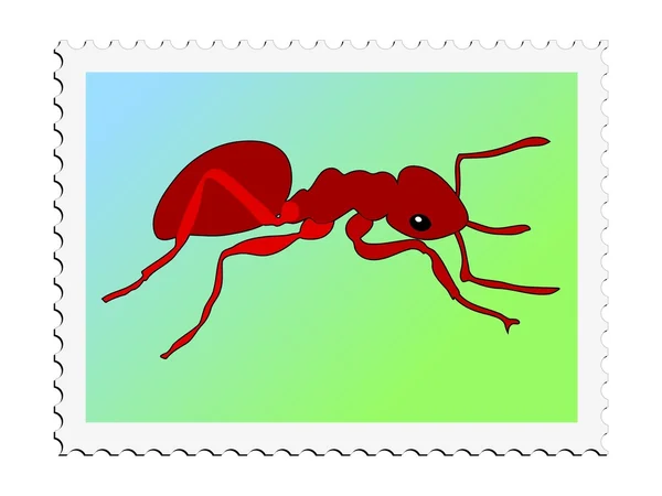 빨간 개미 — 스톡 벡터