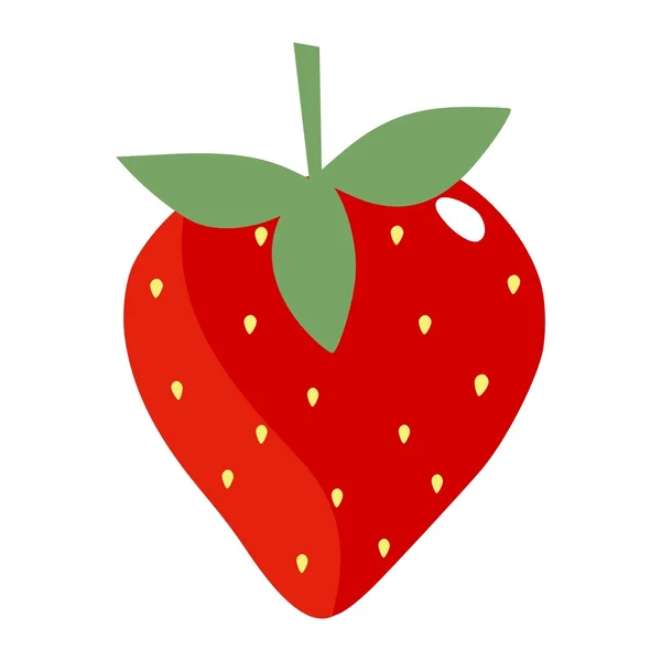 Süße Erdbeere — Stockvektor