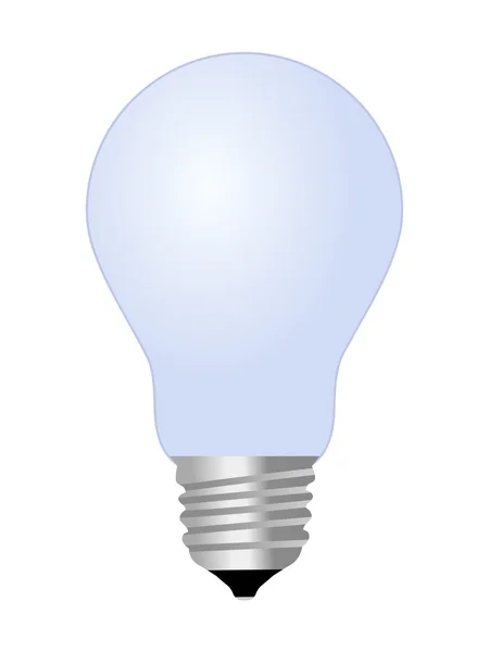 Colored Vector Illustration Lackluster Bulb Lamp — Stock Vector