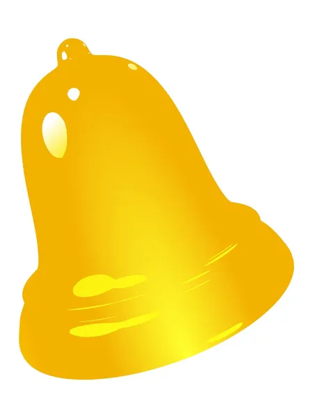 Ilustracja Kolorowy Wektor Złoty Bell — Darmowe zdjęcie stockowe