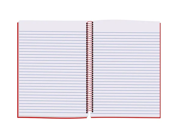纸质笔记本 — 图库矢量图片