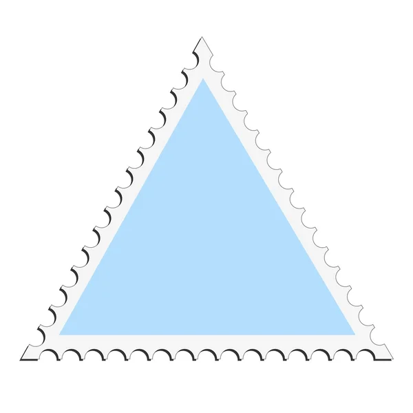 Triangel stämpel三角形邮票 — Stock vektor
