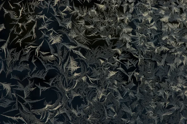윈도우의 유리에 로스트 — 스톡 사진