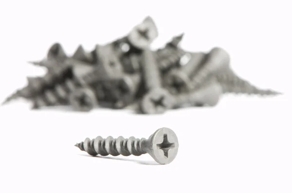 Heap of metal screw — Stock Photo, Image