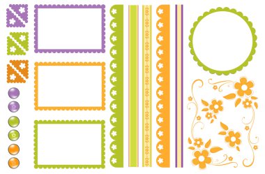 Scrapbook elements clipart