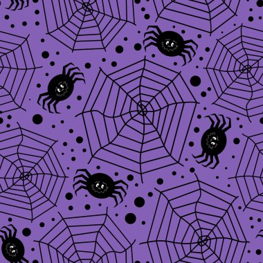 Seamless Halloween background clipart