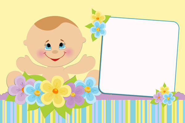Blank template for greetings card