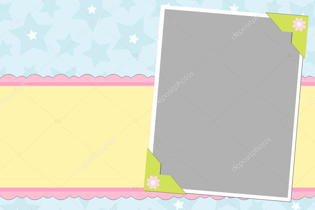 Blank Background For Greetings Card, Postcard Or Photo Frame