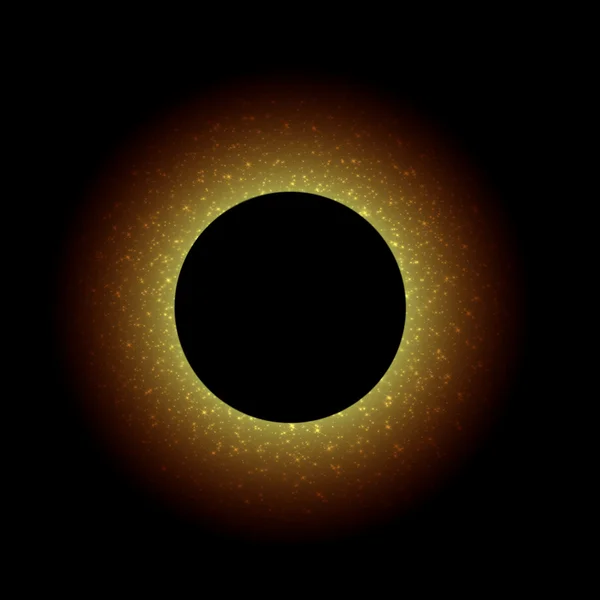Анотація Сонячним Затемненням — стокове фото