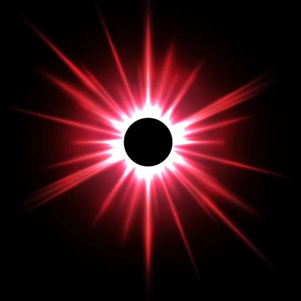 Abstract Sun Eclipse — Stok fotoğraf
