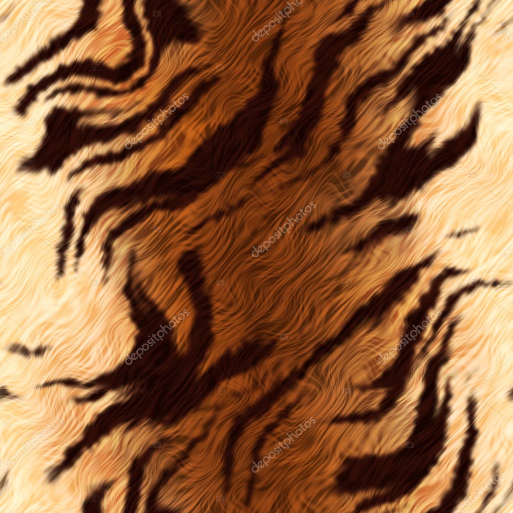 Abstract seamless tiger skin — Stock Photo © Natalija.M #5272250