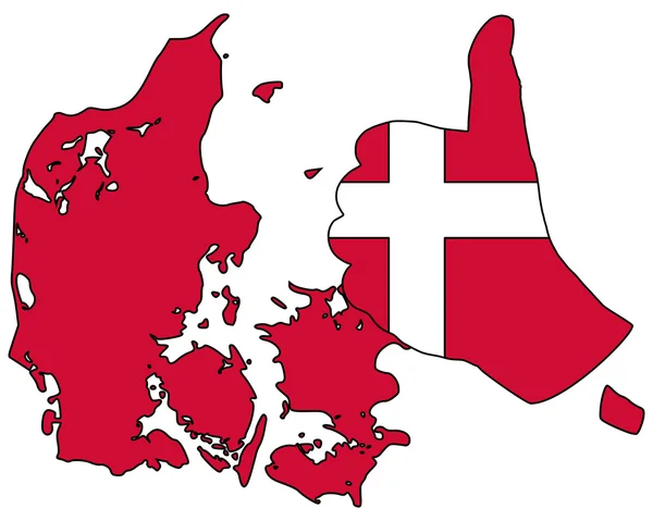 Δανέζικα-χέρι σήμα — Φωτογραφία Αρχείου