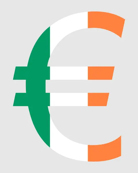 Euro irlandés — Foto de Stock