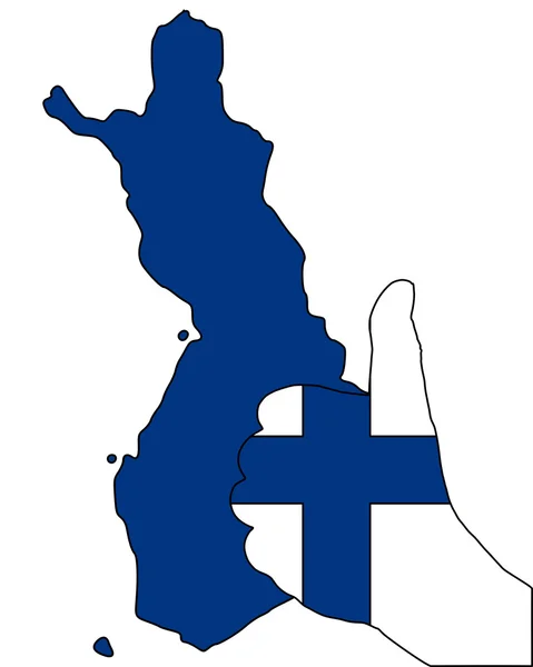Finnlands Handzeichen — Stockfoto