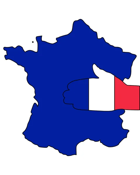 Willkommen in Frankreich — Stockfoto
