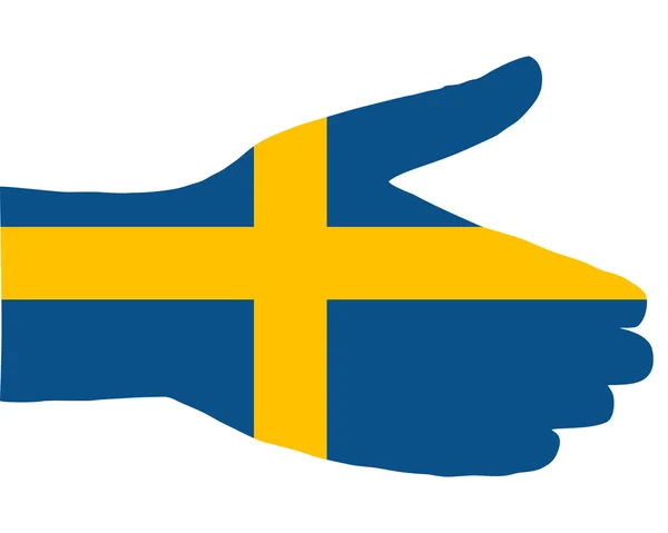 Švédská handshake — Stock fotografie