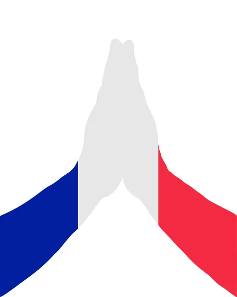 Французька молитися — стокове фото