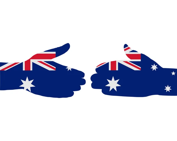 Австралийское рукопожатие — стоковое фото