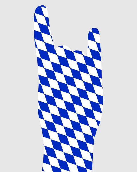 Bayerisches Fingersignal — Stockfoto