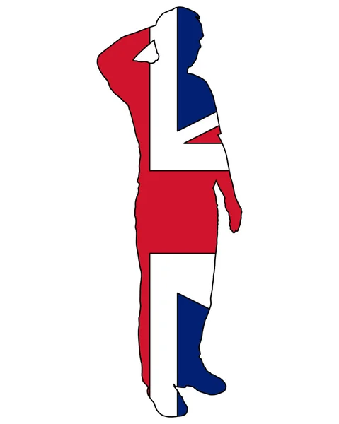 British Salute — Stock Photo, Image