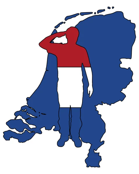 Holenderski pozdrawiać — Zdjęcie stockowe