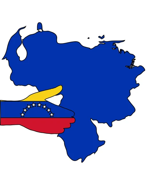 Добро пожаловать в Венесуэлу — стоковое фото