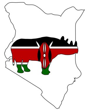 Kenya siyah gergedan