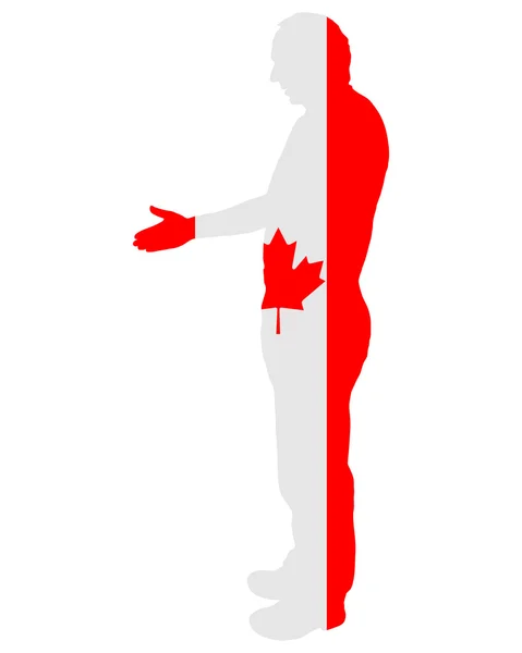 Canadian handshake — Stock Photo, Image