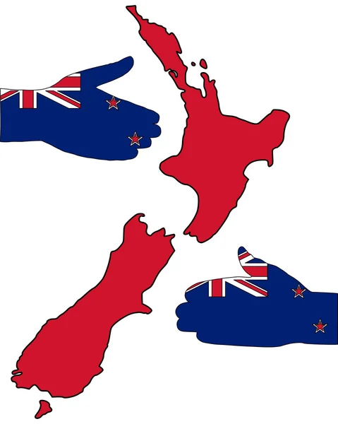 Üdvözöljük Új-Zéland — Stock Fotó
