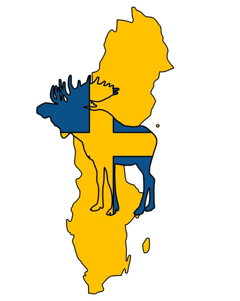 瑞典麋 — 图库照片
