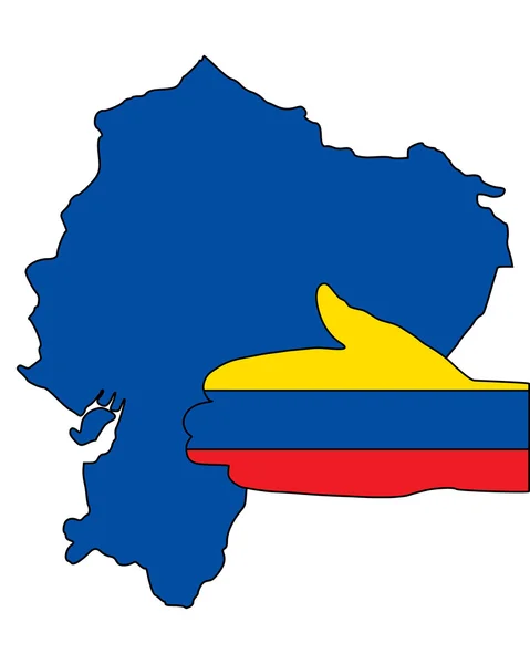 Vítejte v Ekvádoru — Stock fotografie