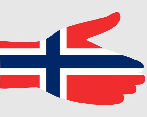 Norwegian handshake — Stock Photo, Image