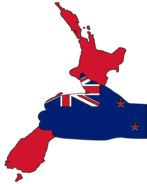 Zapraszamy do Nowej Zelandii — Zdjęcie stockowe