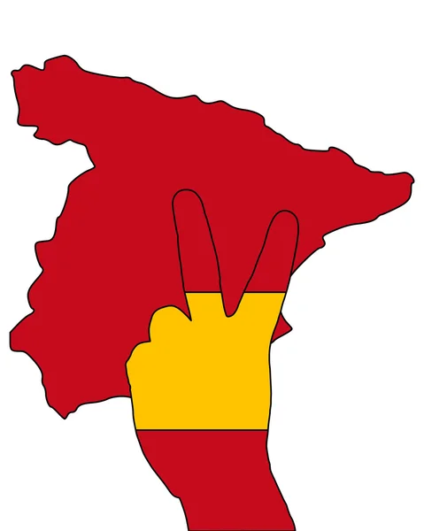 Spanish Finger Signal — Stock Photo, Image