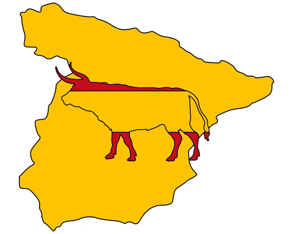 Spanska Bull — Stockfoto