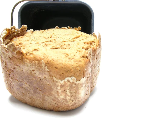 Crusty Whole Grain Bread Out Bread Machine — Stock Photo, Image