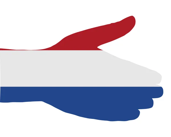 Nederlandse handdruk — Stockfoto