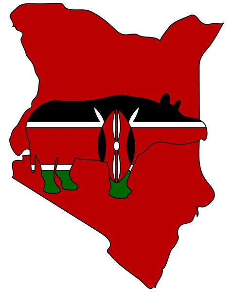 Kenya víziló — Stock Fotó