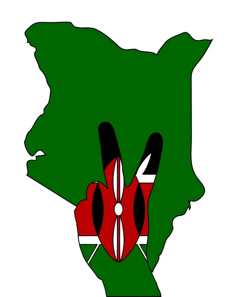 Kenya segnale mano — Foto Stock