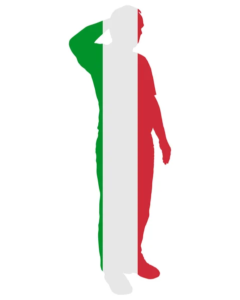 Włoski pozdrawiać — Zdjęcie stockowe