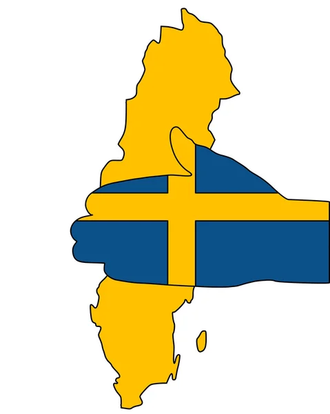 Szwedzki uścisk dłoni — Zdjęcie stockowe