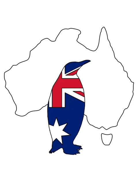 企鹅澳大利亚 — 图库照片