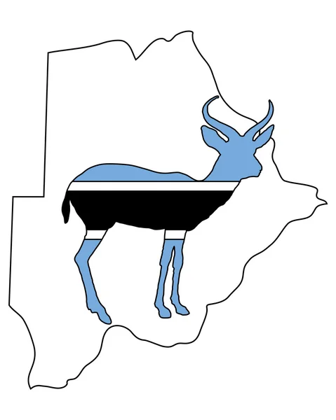 博茨瓦纳羚羊 — 图库照片