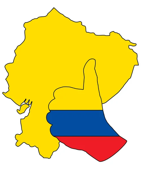 Ecuador Hand Signal — Stockfoto